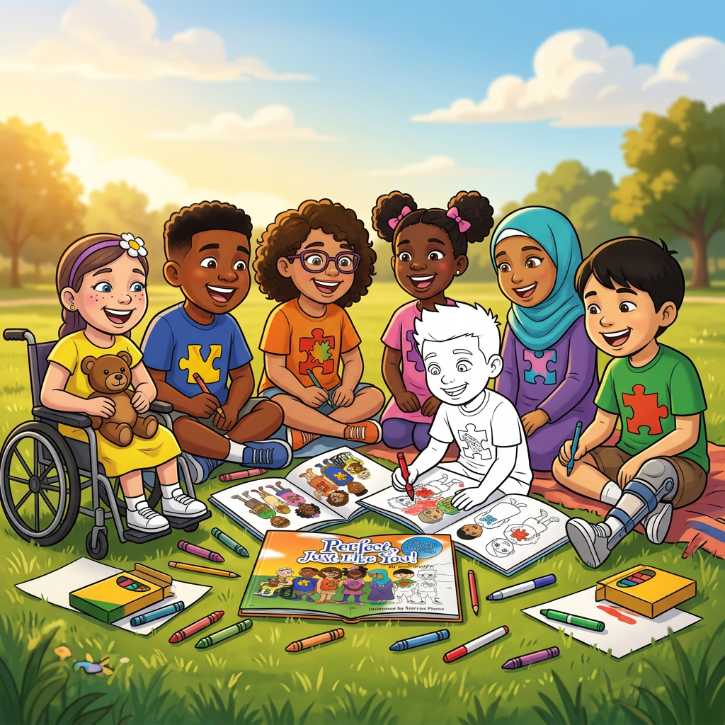 Perfect, Just Like You! Coloring Book/Workbook