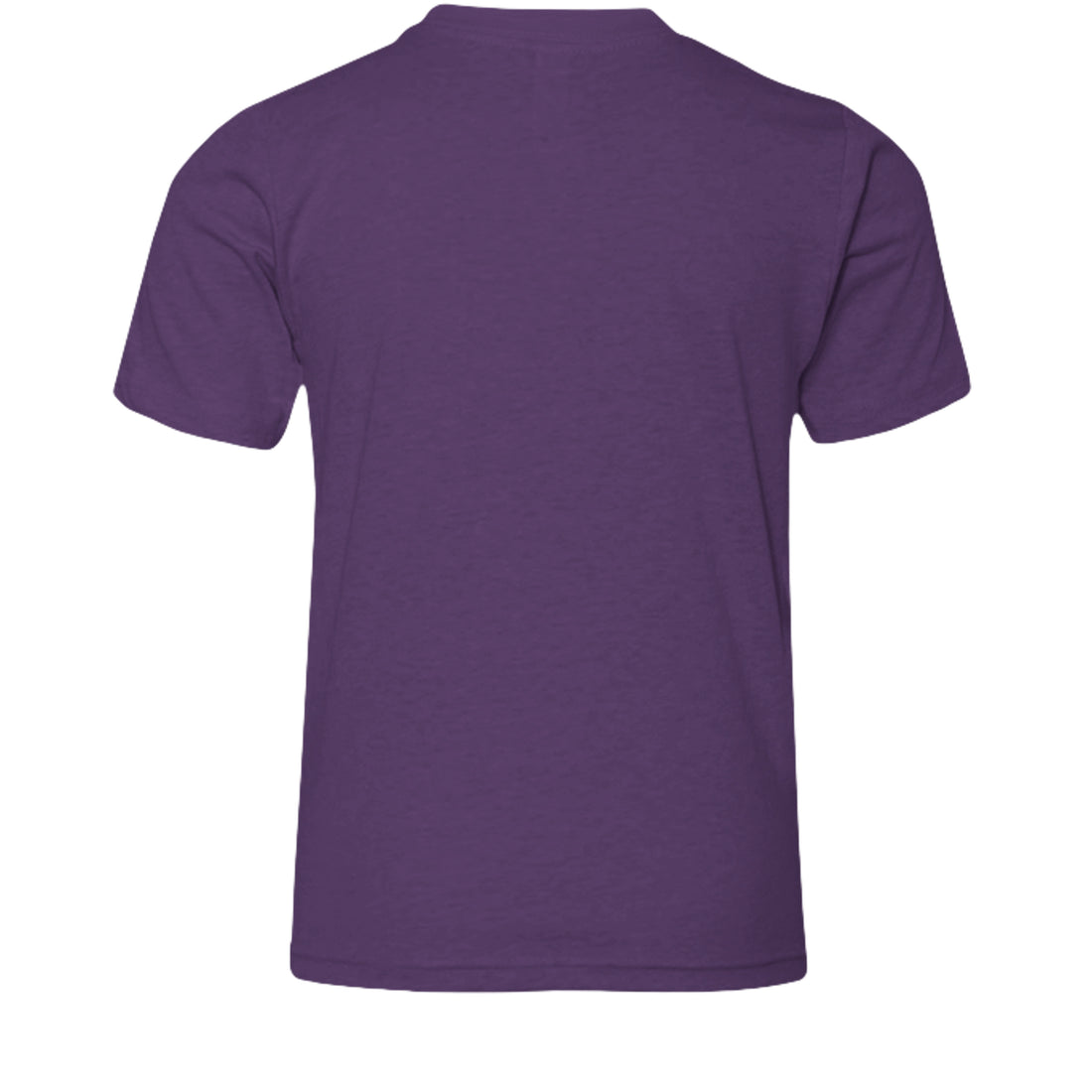 Heather Team Purple - 3001YCVC - BACK