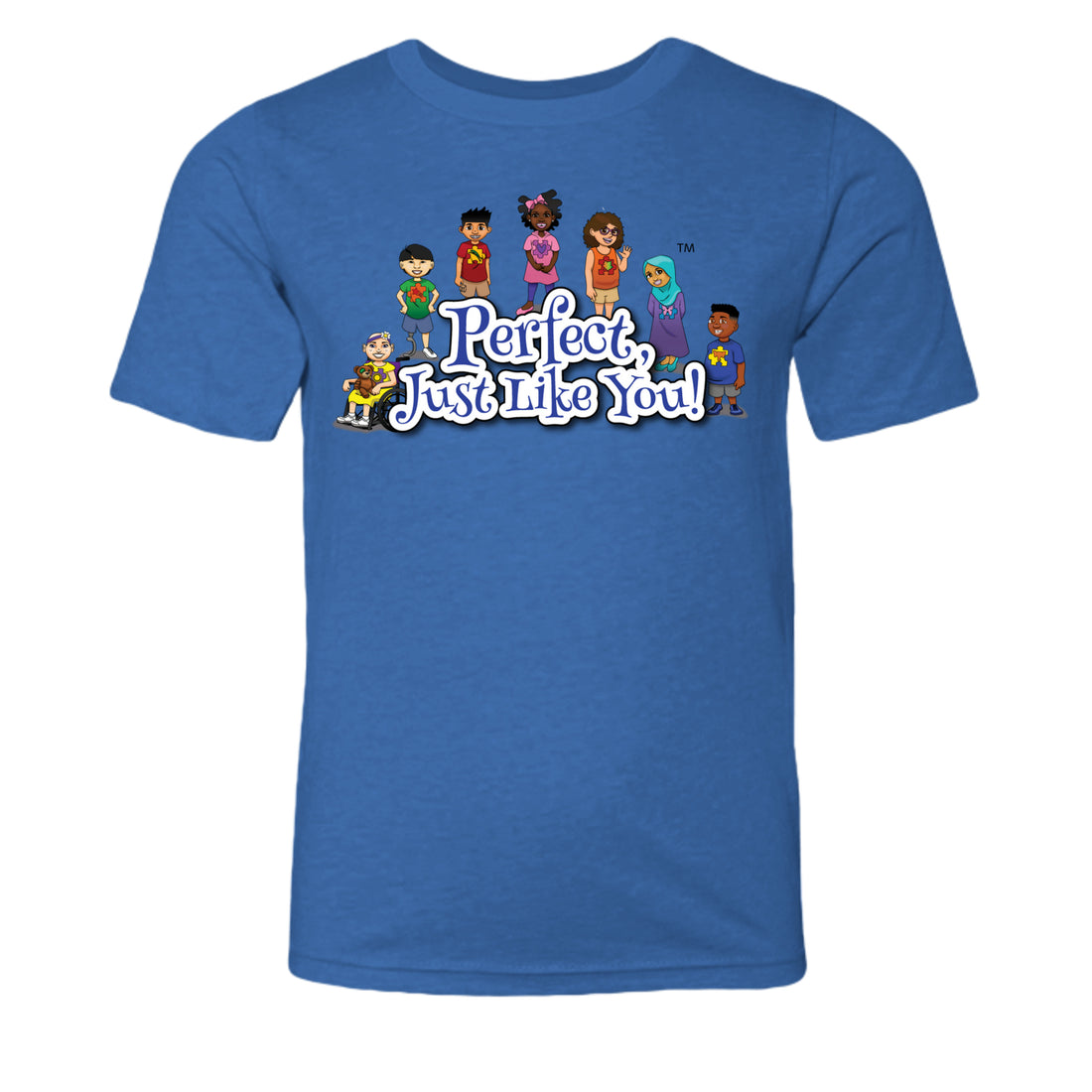 Heather True Royal - 3001YCVC - FRONT